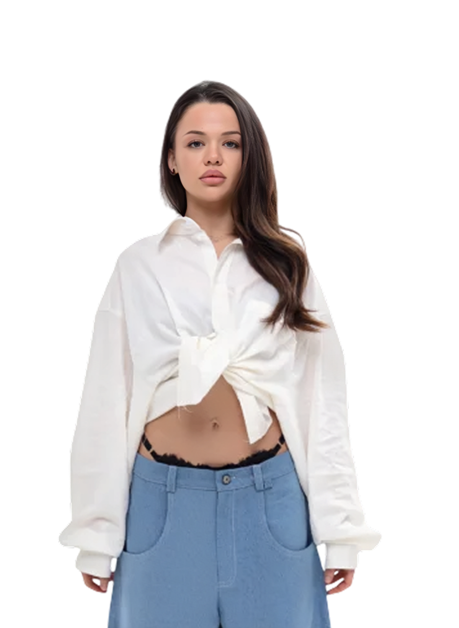 Рубашка Cropped Shirt